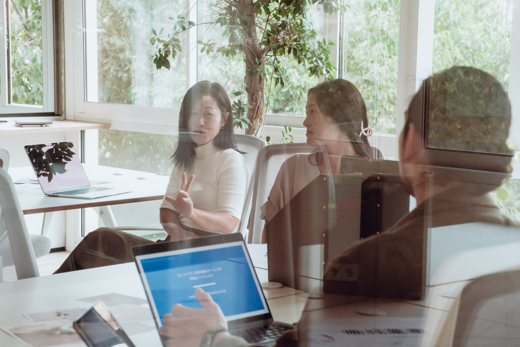 Team Having a Meeting in the Office